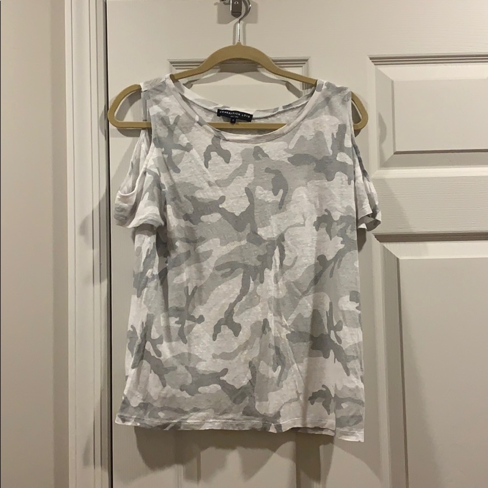 Generation love camo tee